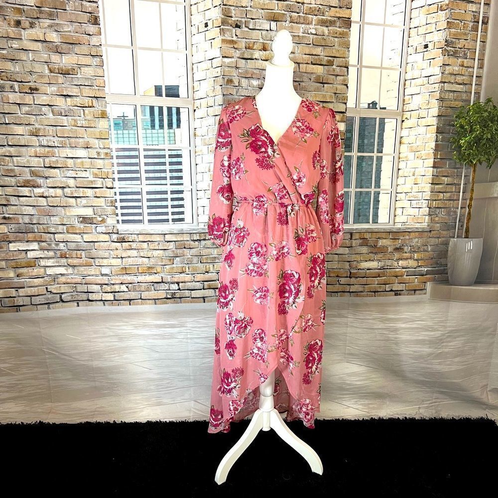 Faux wrap dress   